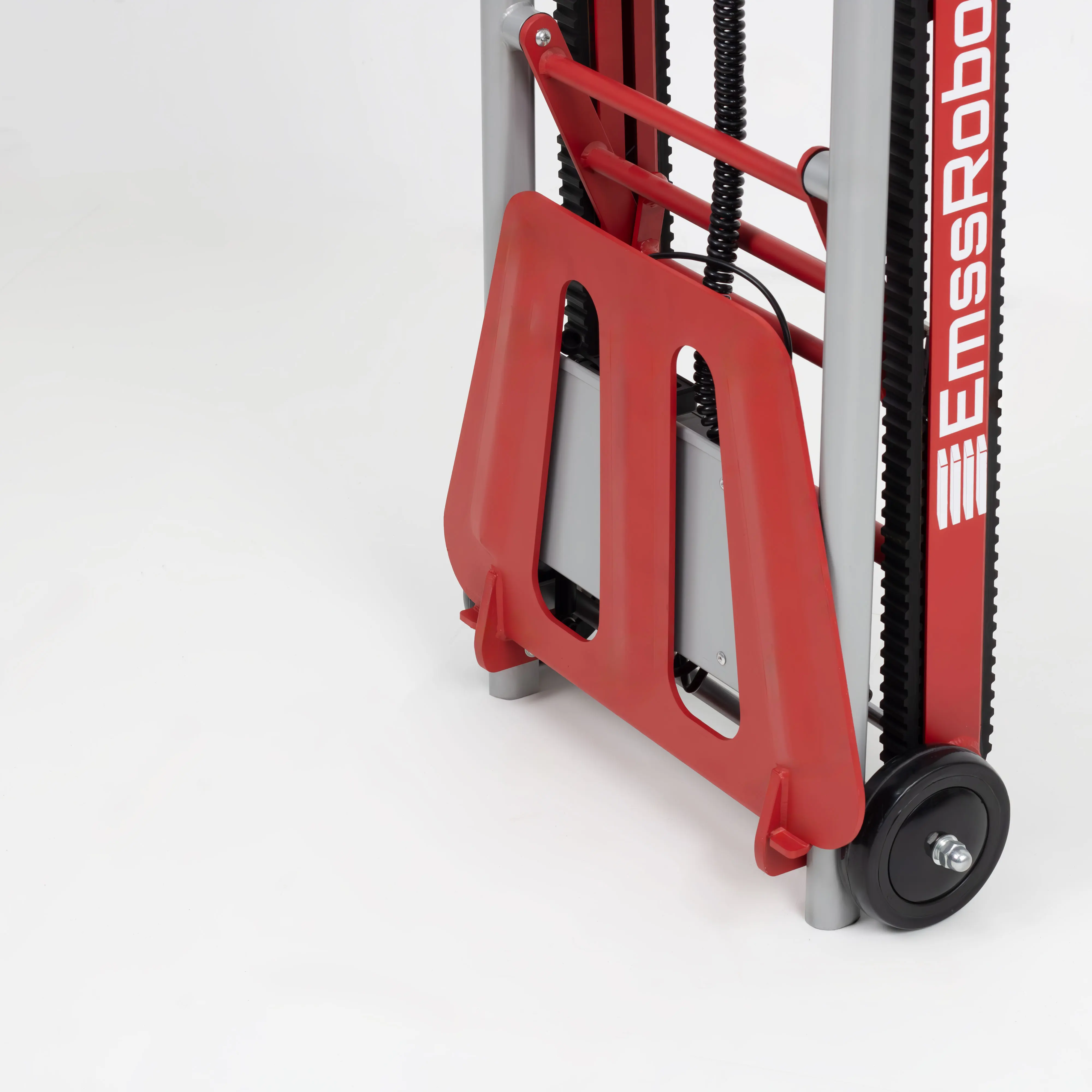 EmssRobot-MINI Powered Motorized Electric Stair Climbing Trolley Foldable Crawler Platform Hand Cart