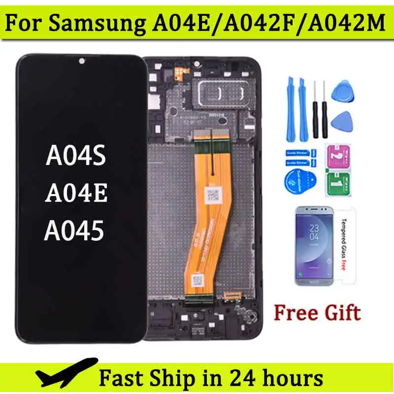 6.5\'\' Display For Samsung  A04e A042F A04 A045 A04S LCD Display with Touch Screen Digitizer For Samsung A047 LCD A042M Display