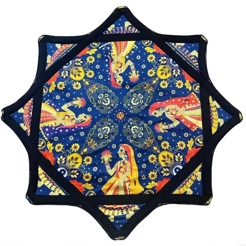 CORB Dance Rotating Cloth Juggling Props Flying Handkerchief for Kids Adult Beginners Easy Rotating Octagonal Handkerchief