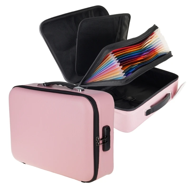 d7yc-nonflammable-impermeable-covering-document-storage-box-with-transportable-handle-and-multiple-compartment-planner-for