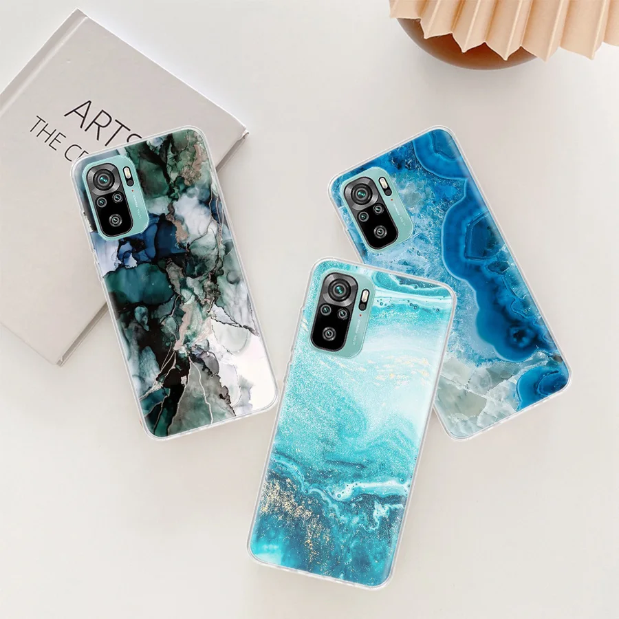 Vintage Marble Crack Wallpaper Phone Case For Xiaomi Redmi Note 12 11 Pro Plus 5G 12S 10S 11S 4G 11T 11S 11E 10 9T 9 9S 8 8T 7 5