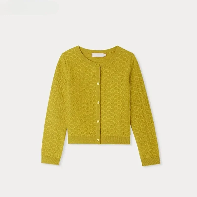 2025 Knitwear Outdoor Clothes Cardigan Girl Knitted Clothing Jacquard Sweater Costume Children Autumn Winter Outfit Outerwear