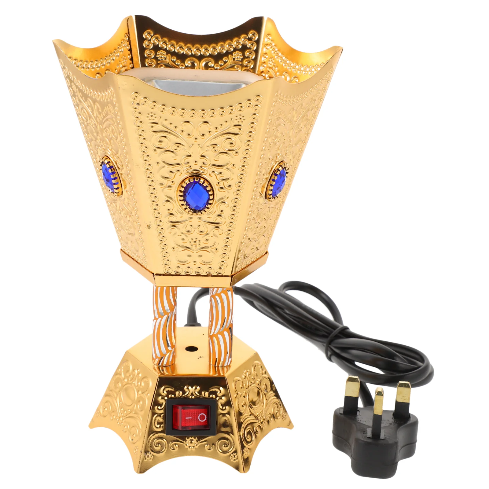 

Electric Incense Burner Plug-in Decorative Household Reusable Middle East Retro for Decoration