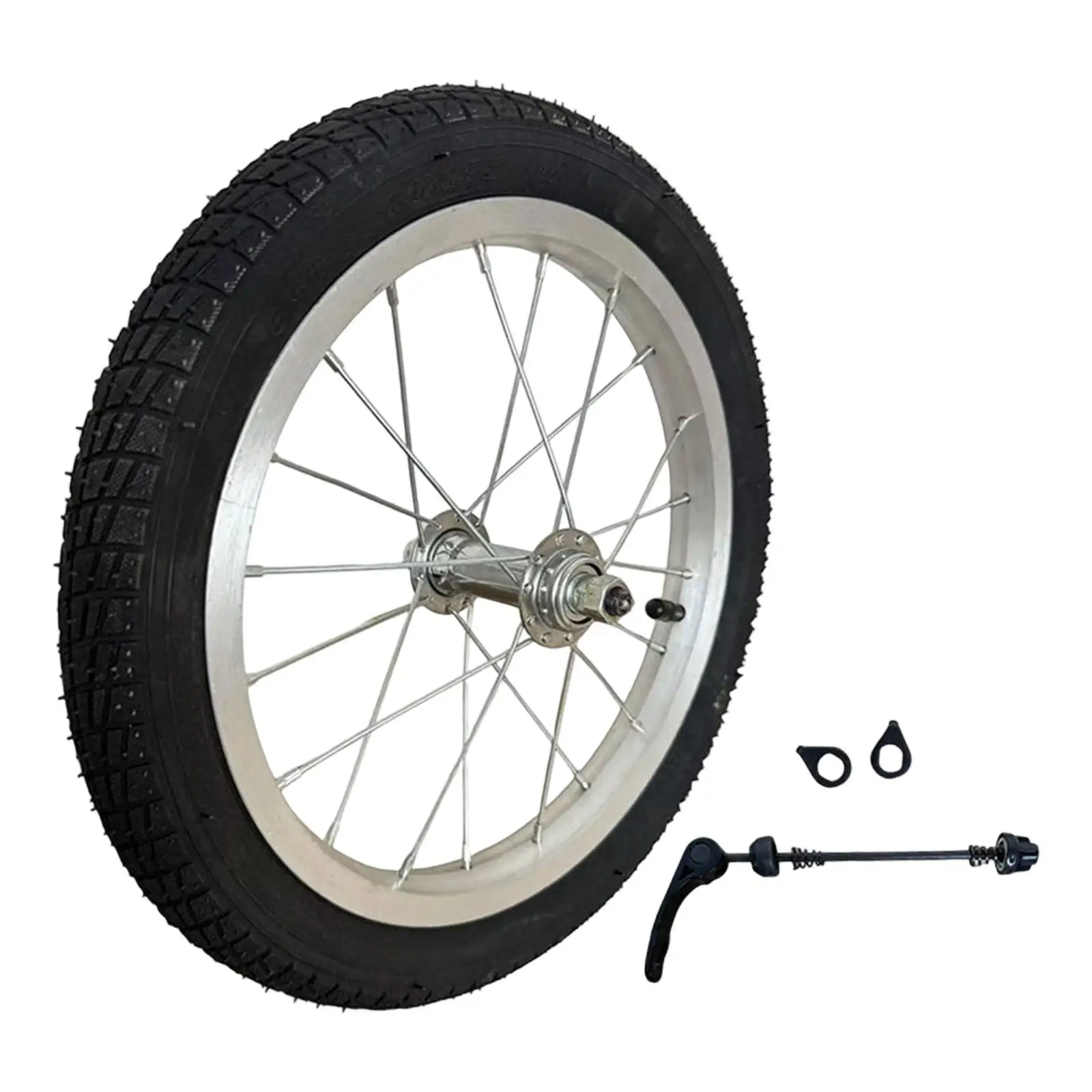 

Professional Bicycle Trailer Wheel Quick Release Heavy Load Spare Parts Durable Anti Slip for Bike Trailer Workshop
