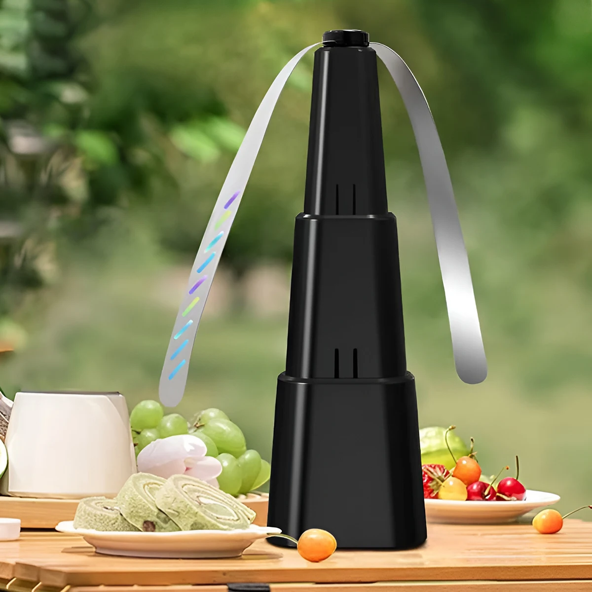 Multi Functional Telescopic Fly Repellent Fan (Excluding (2 * AA))