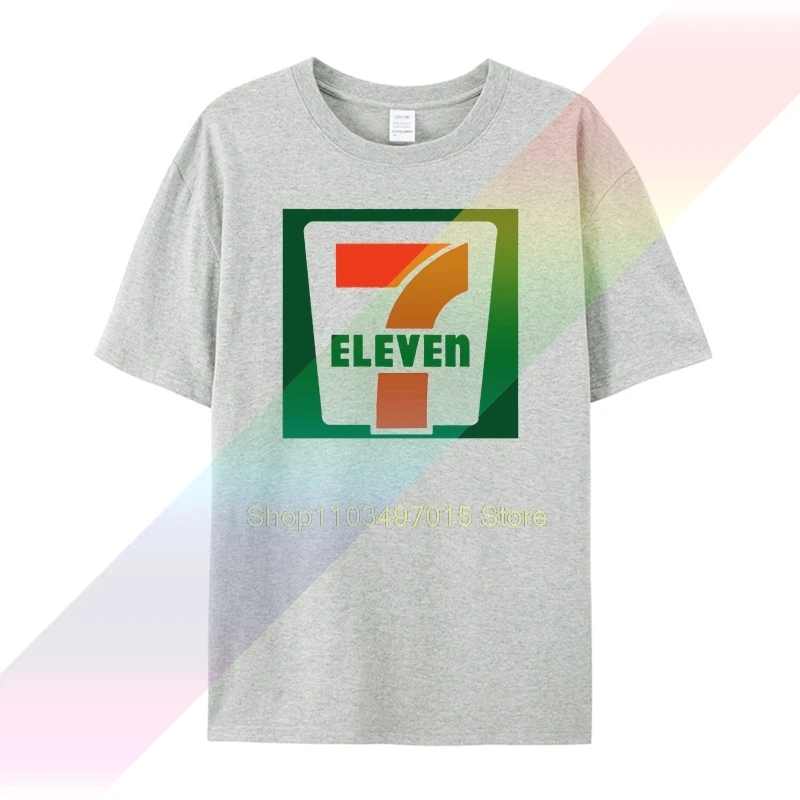 Convenience Store Supermarket Employees Seven Eleven t shirt Fashion Brand T Shirt Men New