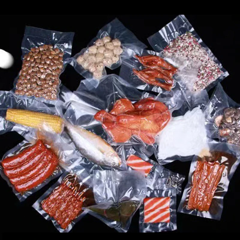 Vacuüm Verpakking Zakken Voor Voedsel 50 Stuks Voedsel Opslag Vacuüm Zakken Voor Vacuüm Sealer Machine Voedsel Vers Lang Houden Lege Zakken