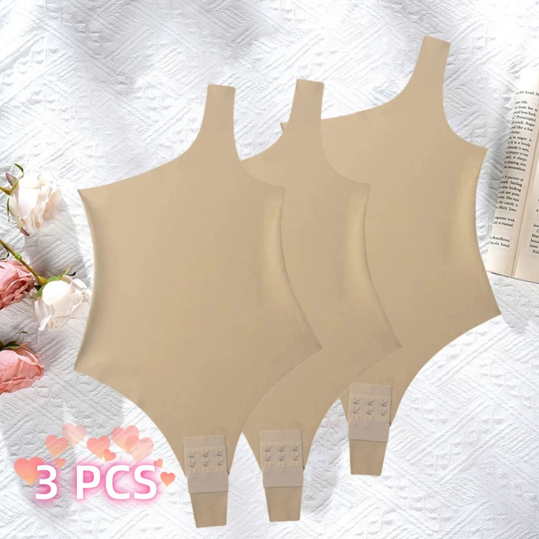 

Waist Hip-lifting Body Shaping One-shoulder G-string Women New 3-piece Abdominal One-piece Women's Postpartum Summer