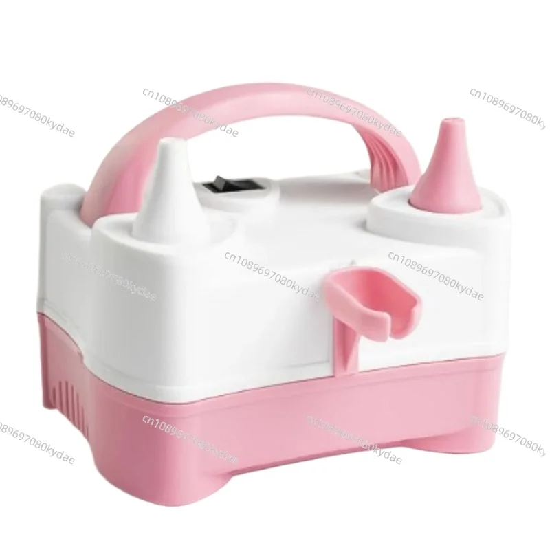 Electric Two Hole Balloon Pump Portable Birthday Party Balloon Inflation Tool Desktop Mini Inflator 220V 400W