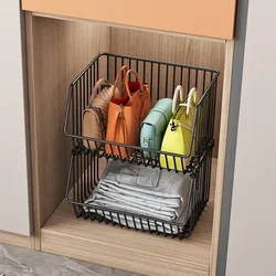 Kitchen Storage Rack, Floor To Floor, Multi-layer Household Movable Cart, Fruit and Vegetable Basket, Snack Toy