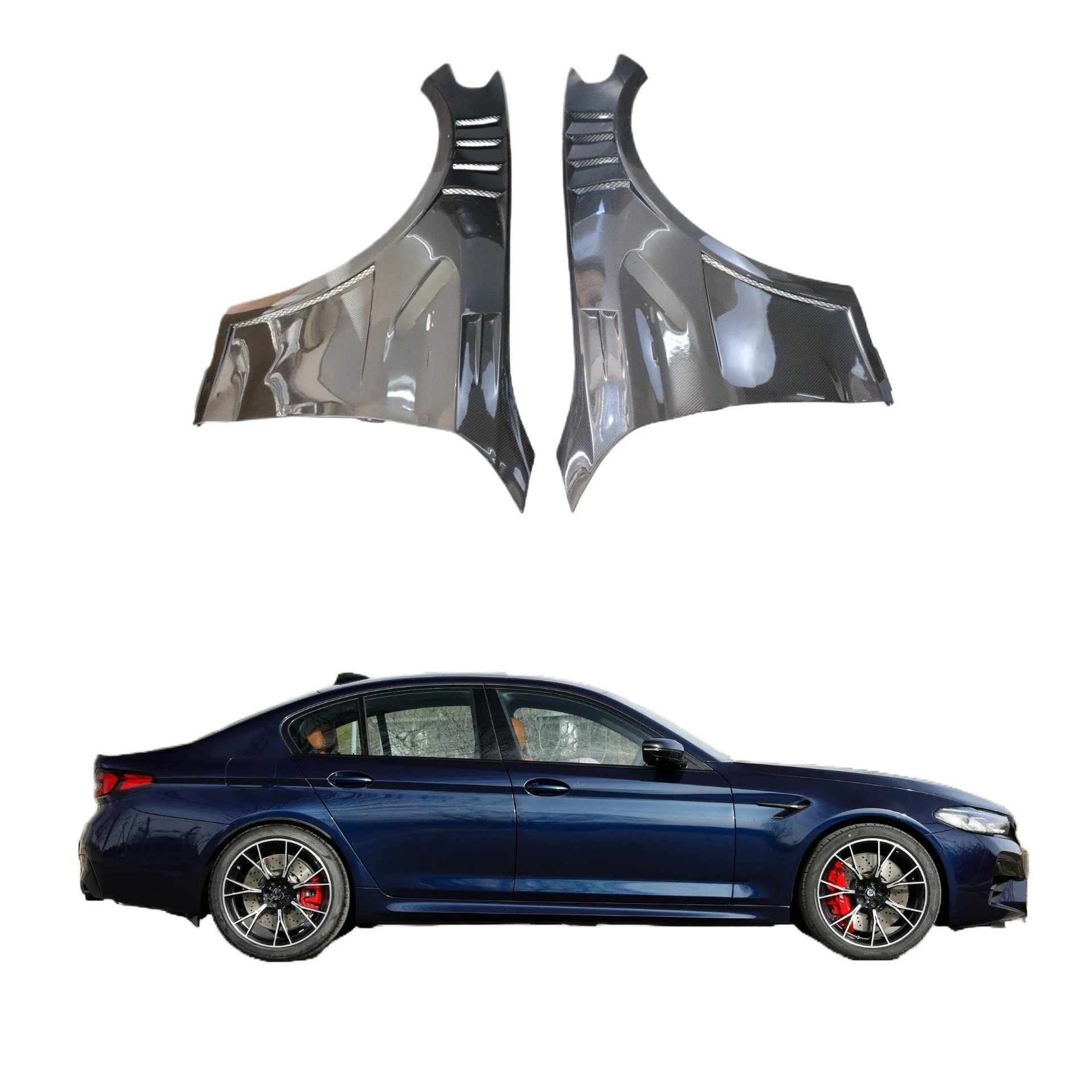 

Карбоновые крылья KSUI для BMW F90 M5 2019+ из настоящего карбона