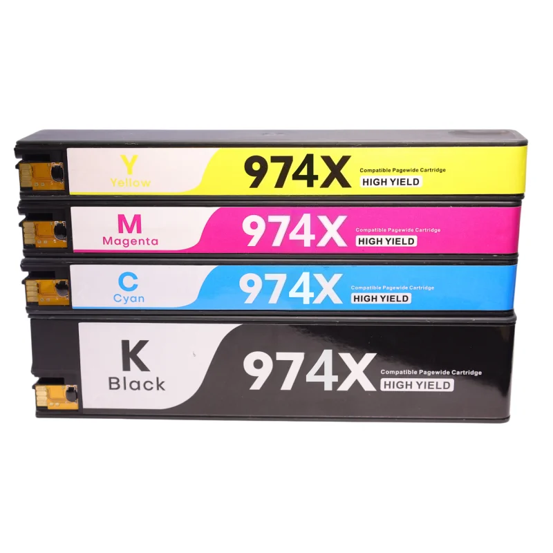 Compatible Ink Cartridge For HP 974 974X 974XL With Pigment Ink 352dw 377dw 452dn 452dw 477dn 477dw 552dw Printer