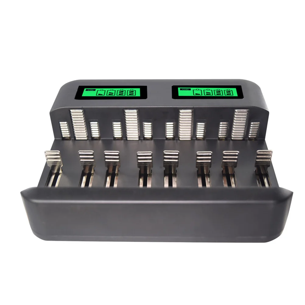 

8 Slots Intelligent USB LCD Screen Multi Slot Aa Aaa Rechargeable Batteries Fast Charging Aa