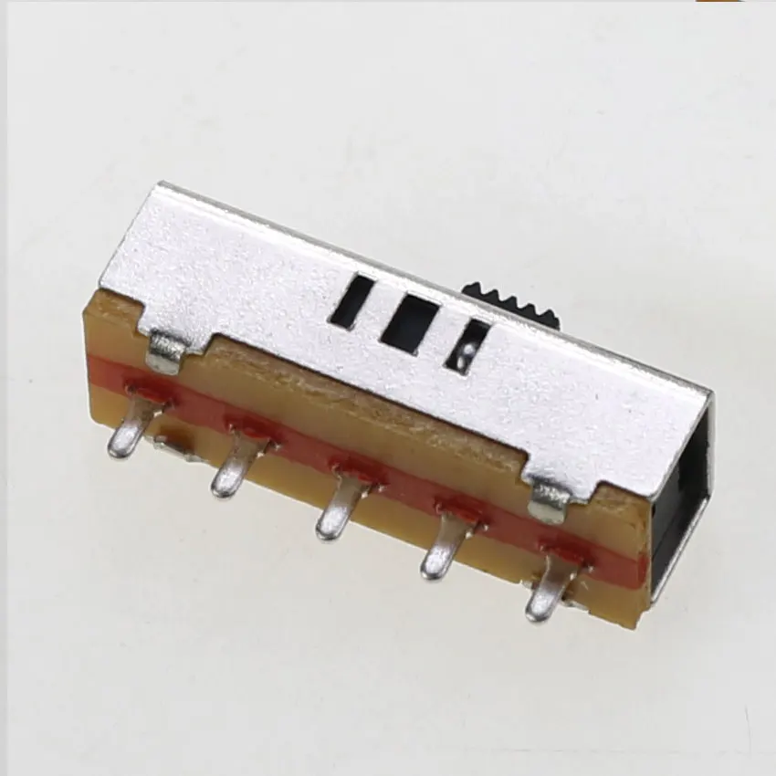 Cltgxdd 1pcs SS-23E03G2 SS-23E03G5 SS-23E03 G2 G5 2P3T Toggle Switch Drill 5 Pin 3 Gears Slide Switch