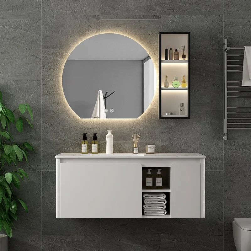 Smart Mirror Vanity Bathroom Cabinets Drcawer Narrow Bathroom Cabinets Luxury Storage Shelves Muebles Hogar Furniture YX50BC image 3