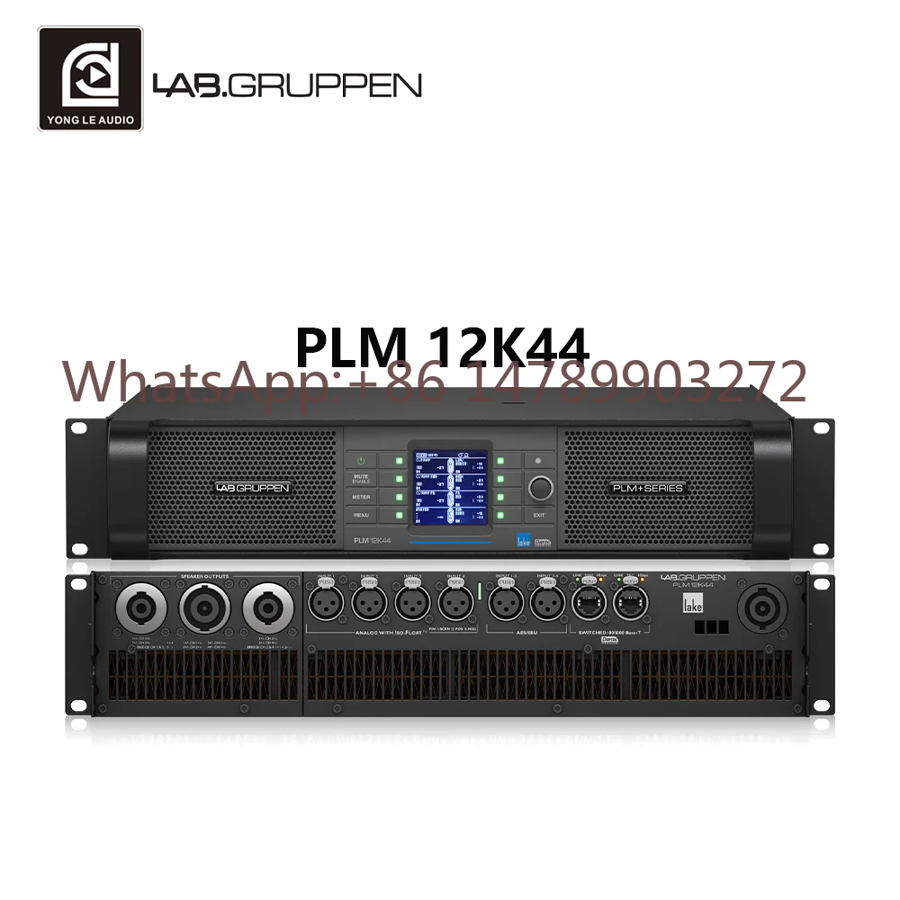 Amplificador de Potência Passivo de Quatro Canais 2000W, Sistema de Áudio Profissional PA para DJ, Montagem em Rack para Concertos e Turnês