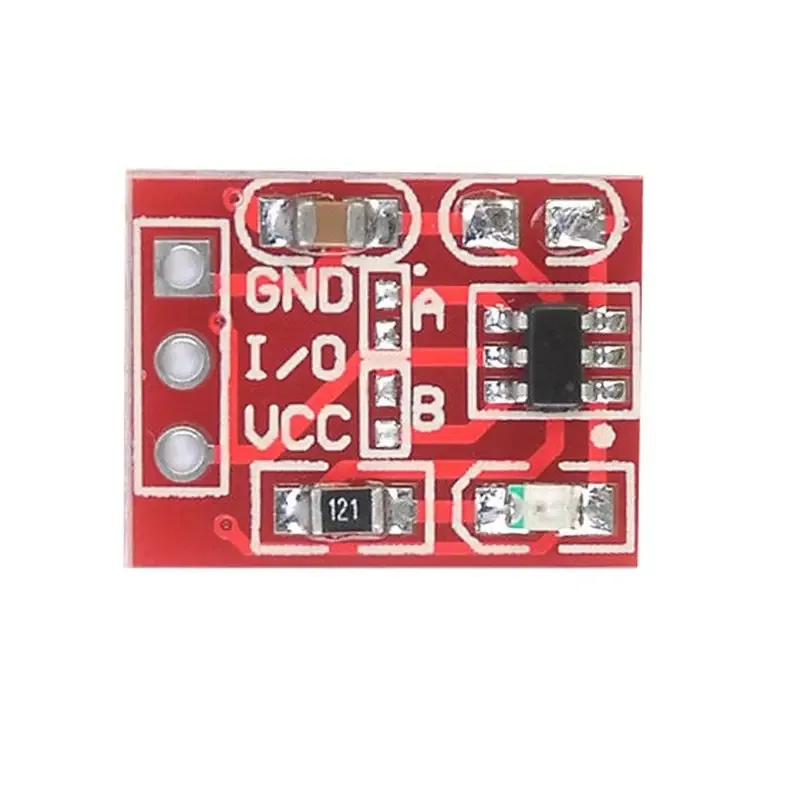 20PCS Sûr 2,5-5,5V Autobloquant TTP223 Interrupteur Capacitif Module de Bouton Tactile Capteur de Commutateur Tactile