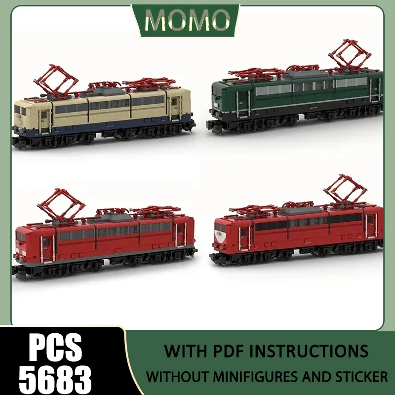 

City High-Speed Train Model Moc Building Bricks DB-Baureihe Train Technology Modular Blocks Gift Christmas Toy DIY Sets Assembly