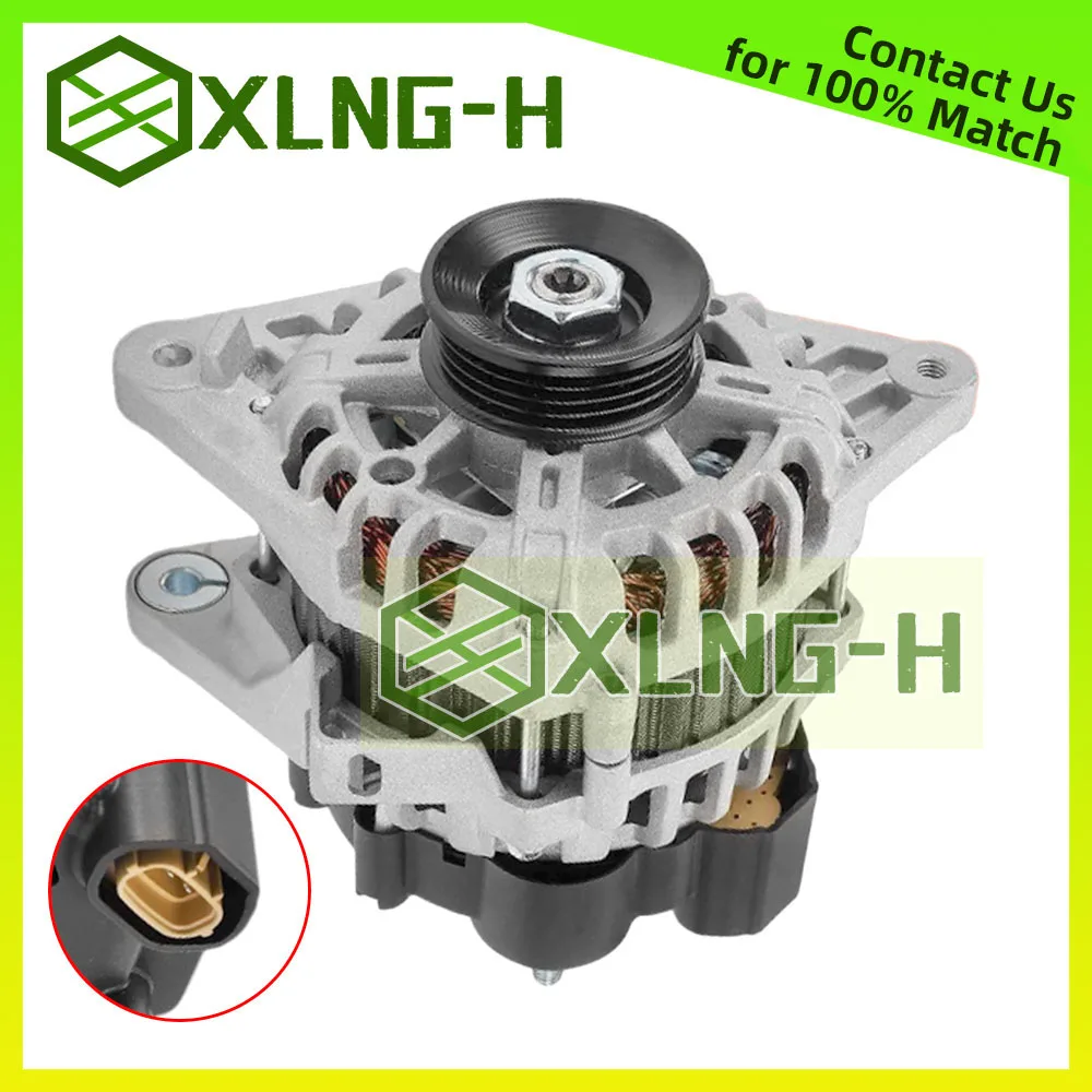 

90AMP 12V Generator Alternator For Hyundai Accent Kia Rio Rio5 L4 1.6L 11452 2608371 3730026100 37300-26100