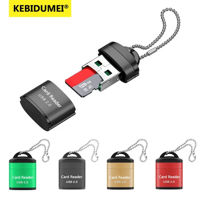 Mini USB Micro USB 2.0 szybki Adapter czytnik kart pamięci SD/TF do komputera stacjonarnego Laptop notebooki akcesoria do wkładów