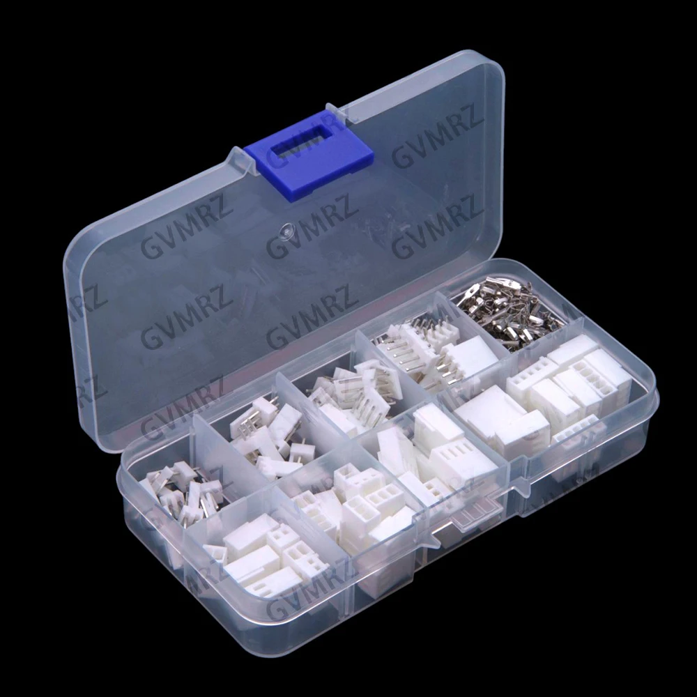 230PCS 2P-5P KF2510 2p 3p 4P 5P pin Terminal Housing Pin Header Connector Adaptor header Terminal Assortment Kit  4P 5P IBUW