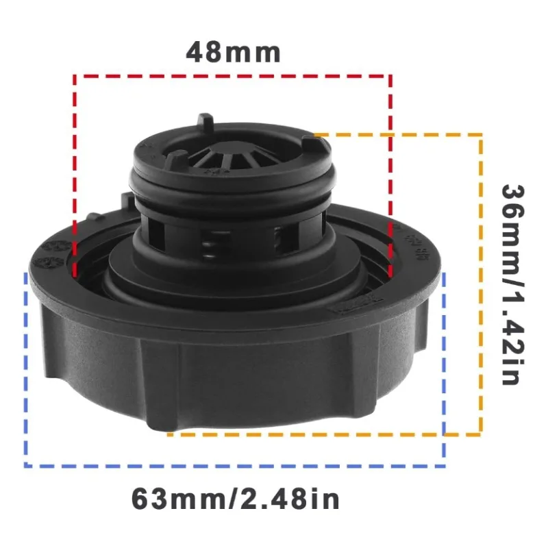 Tampa auxiliar do tanque de água para Ford Mondeo, sistema de refrigeração, acessórios do carro, MONDEO13-19, TAURUS EDGE15, KUGA13-17, ESCORT DG938101AA