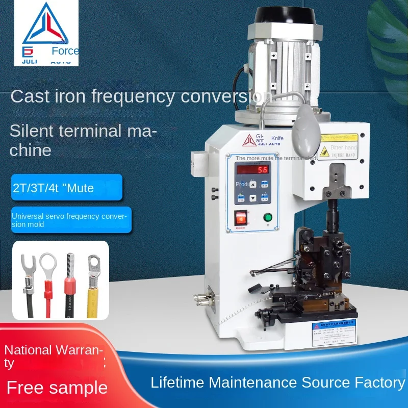 

Factory Automatic Crimping Machine Semi-Automatic Crooked Head Mute Terminal Machine OTP Cassette Die Base Core Component Motor