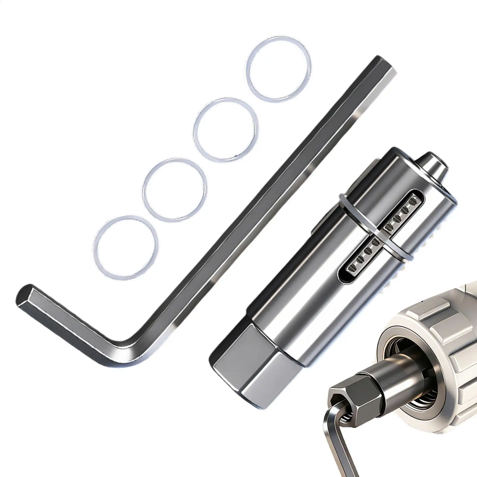 

Broken Bolt Extractor Damaged Nuts Removal Rusted Bolt Extractor for Plumbing Mechanical Construction Metalworking Household