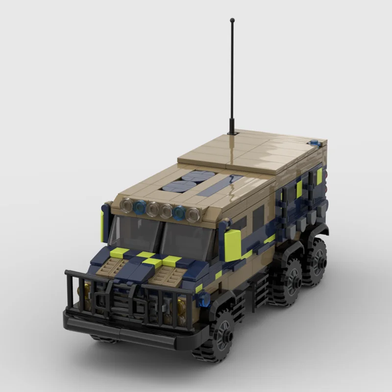 Military Model Moc Building Blocks MRAP Generic Model Technology Brick  Assembly Construction Christmas  DIY Toys Gifts