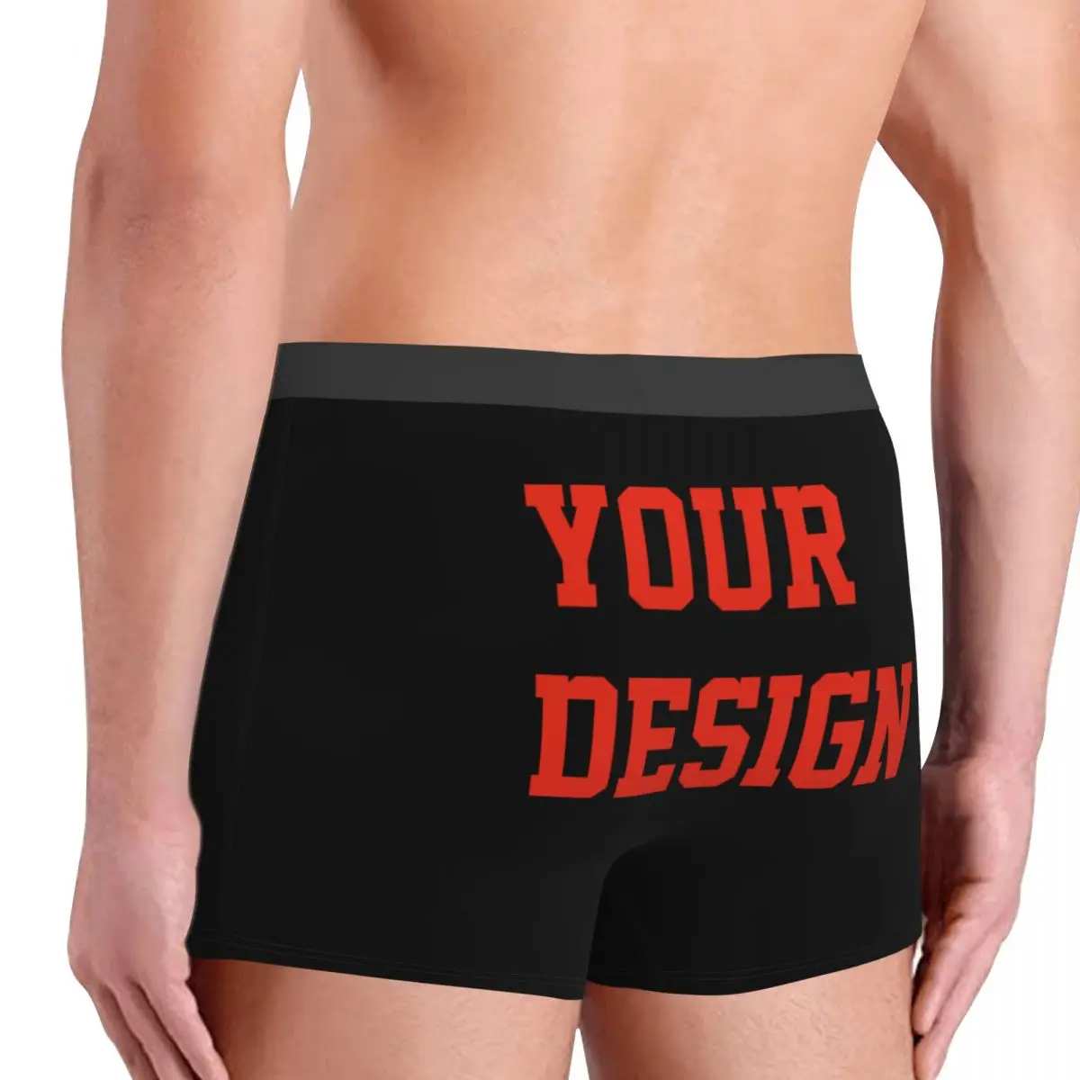 Custom Pattern Boxer Shorts Panties Men Your Design Customize Underwear Anime Soft DIY Underpants for Male