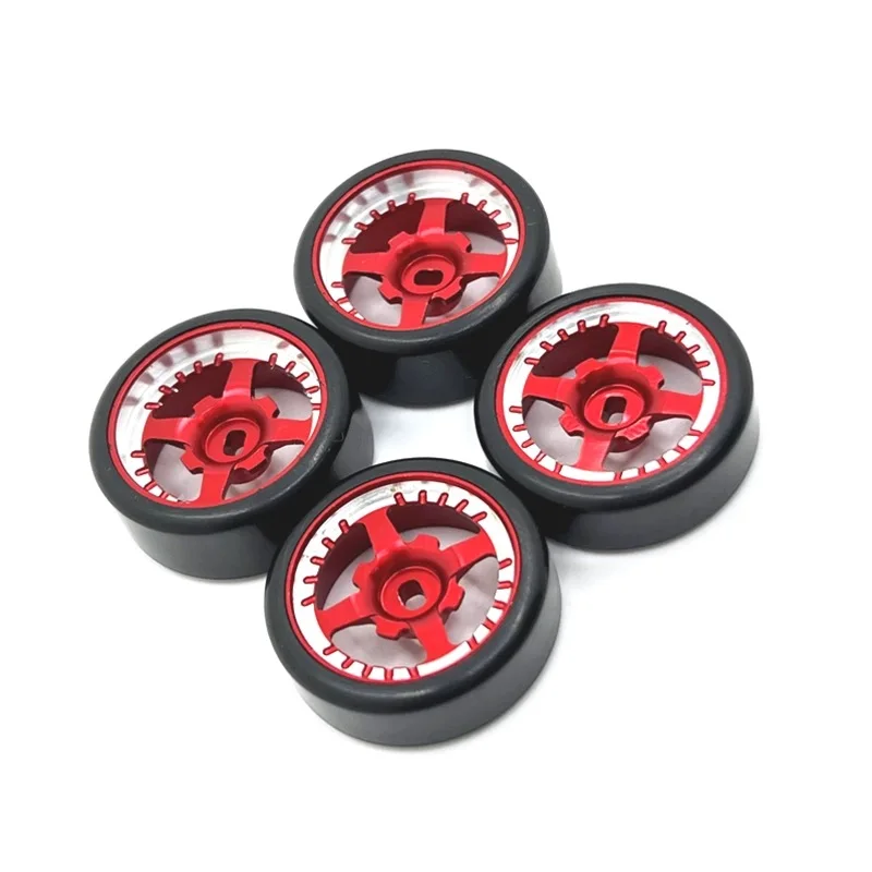 

Metal 27mm Drift Wheel Hub Tires For WLtoys Mosquito Car KYOSHO 1/28 RC Car Upgrade Parts