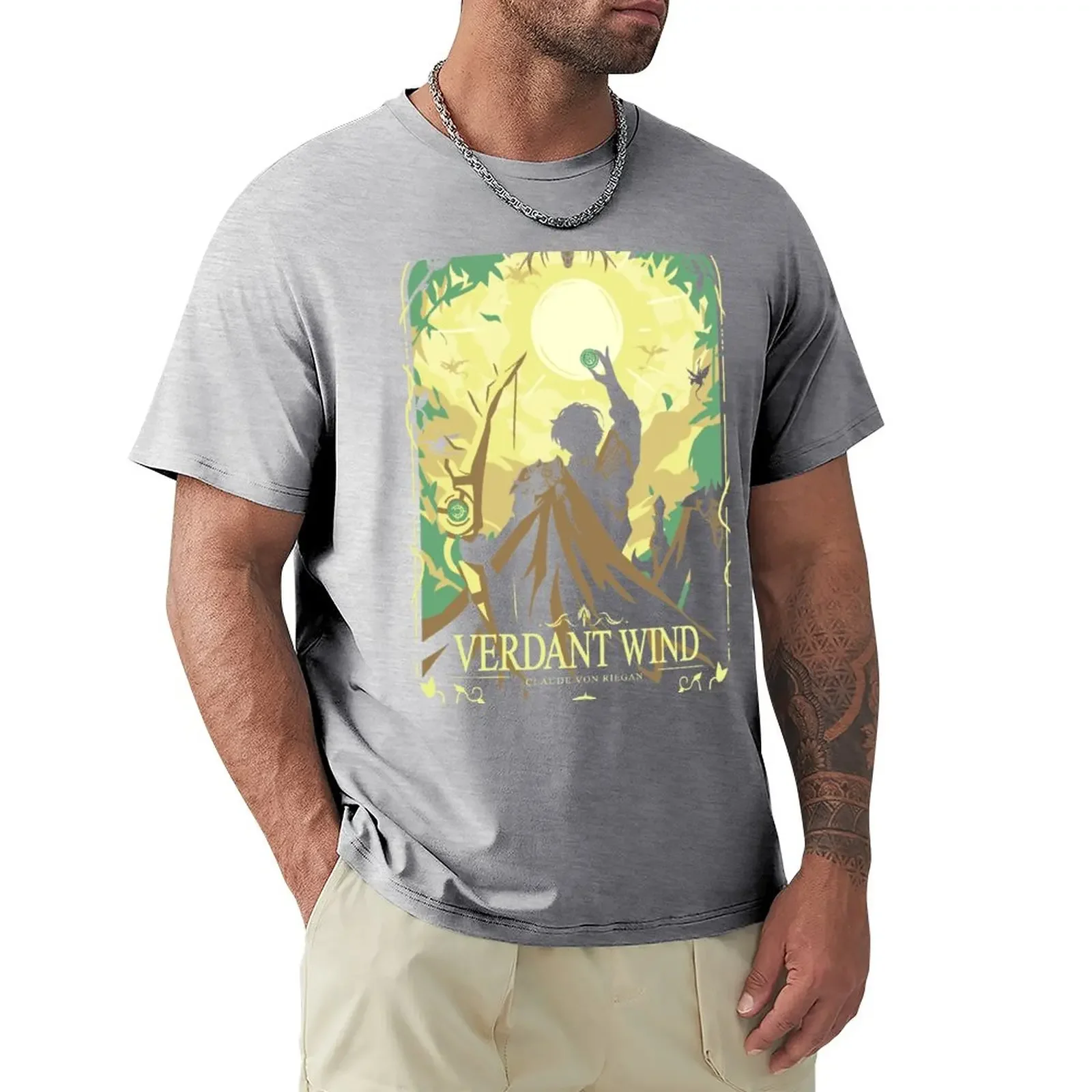 Verdant Wind T-Shirt customizeds vintage t shirts tops mens fashion