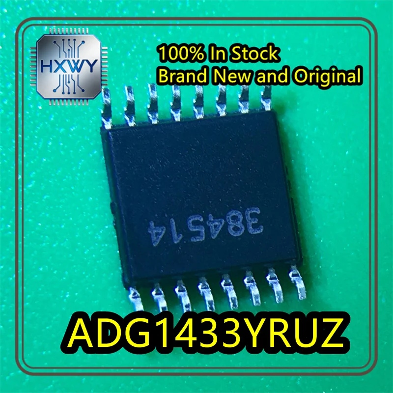 (1/5 piece) ADG1433YRUZ ADG1433 TSSOP16 Three-channel SPDT analog switch, brand new, original, in stock. Electronic chip.