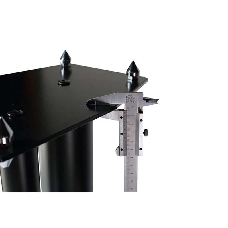 Trípode de S-001 1822 de Metal para estantería, soporte de altavoz, cuerno de alta fidelidad, soporte de escritorio (1 par)