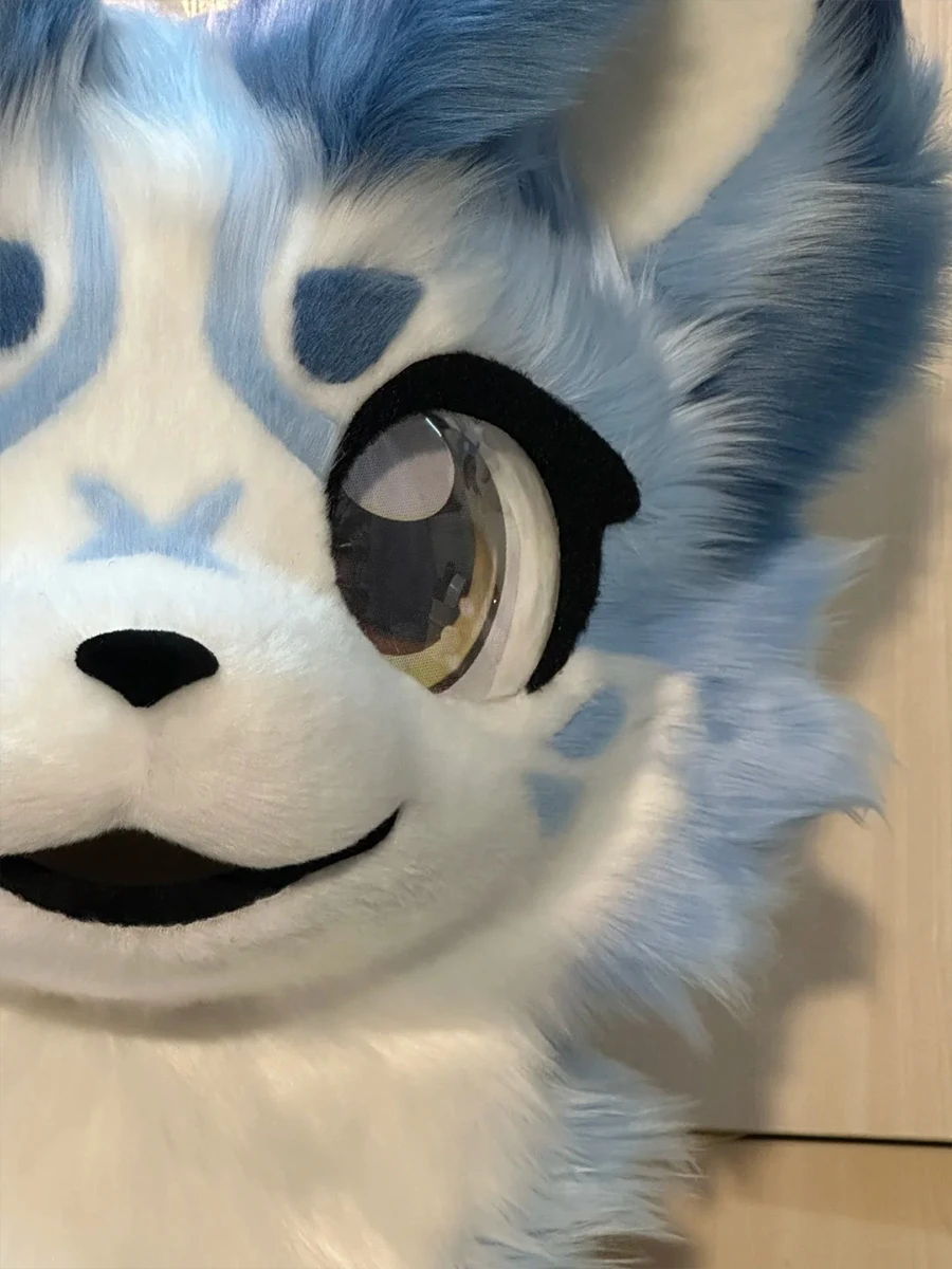 Fursuit تأثيري مخصص الفراء رئيس Kigurumi رئيس تأثيري كيمونو الفراء دعوى اليدوية رئيس الوحش مخصص الفراء دعوى KigurumiMasks Kig