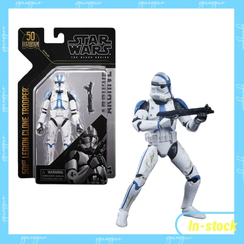 

【In-stock】 Hasbro Black Label Series 501st Legion Clone Soldier Action Figure Collection Model Toy Gift 15cm