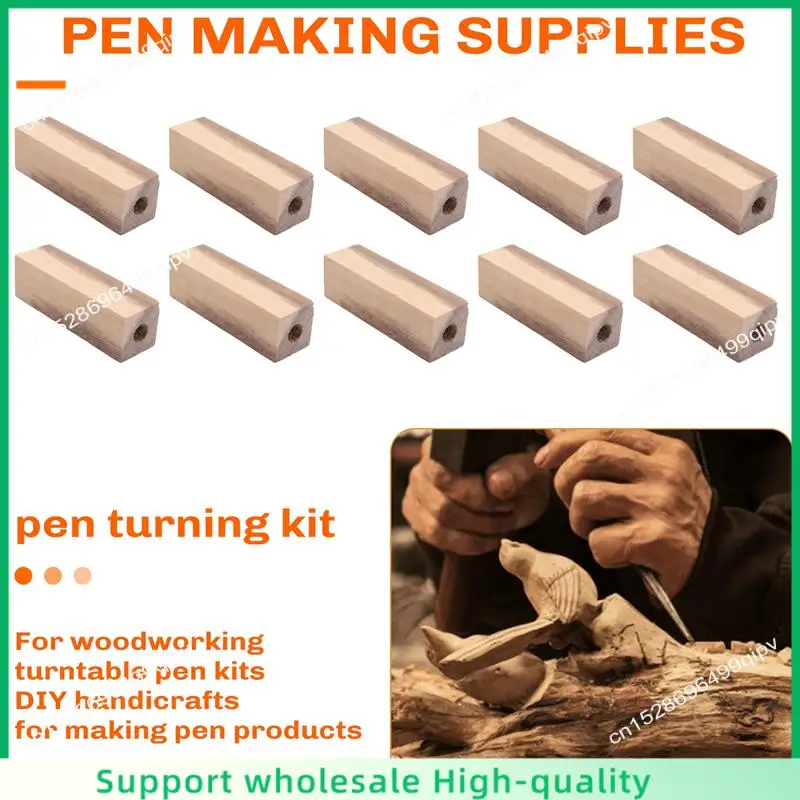 

ABSF Woodturning Pen Turning Kit, 20 Pre-Drilled 7Mm Wood Pen Blanks For DIY Crafts And Pen Making