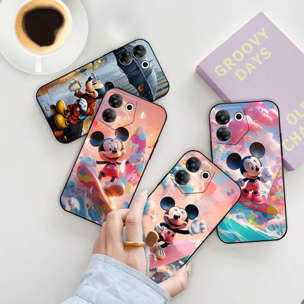 Disney Mickey Mouse Anime Phone Case For Infinix TECNO POP SPARK SMART 5 6 7 8 CAMON 15 16 17 20 20C Pro ITELS23 Case Funda Capa