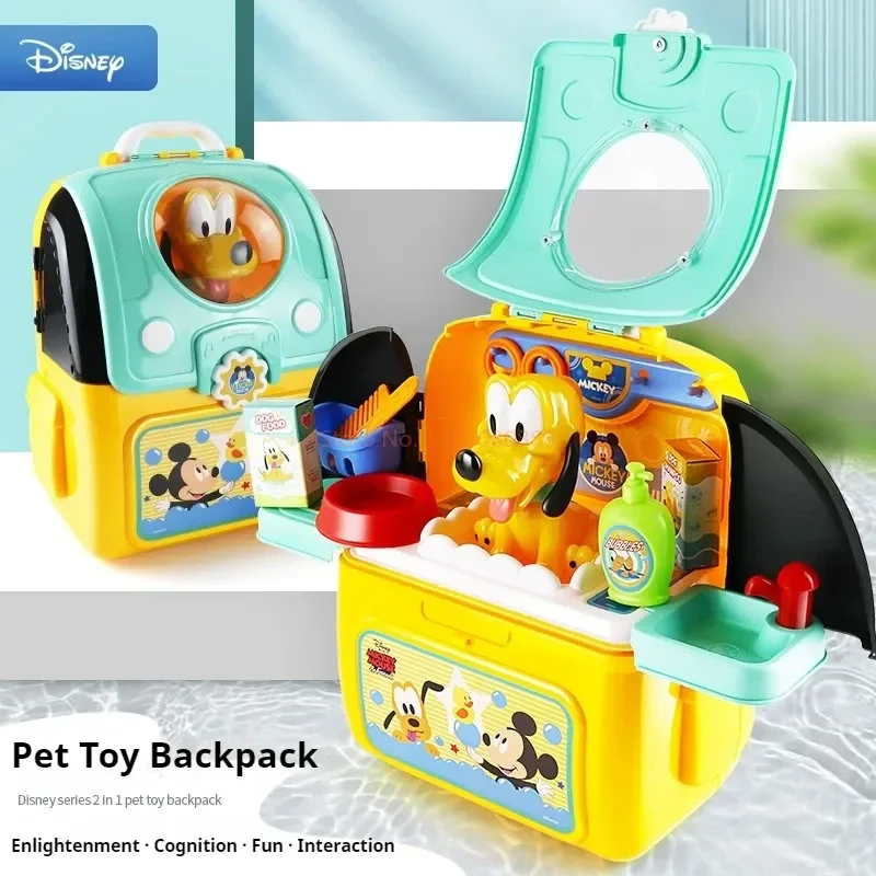 น่ารักการ์ตูน Disney Frozen Princess Series Pretend Play Mickey Cars Mcqueen Kdis กล่องเครื่องมือ Pretend Kitchen และเครื่องสําอางค์ของเล่น