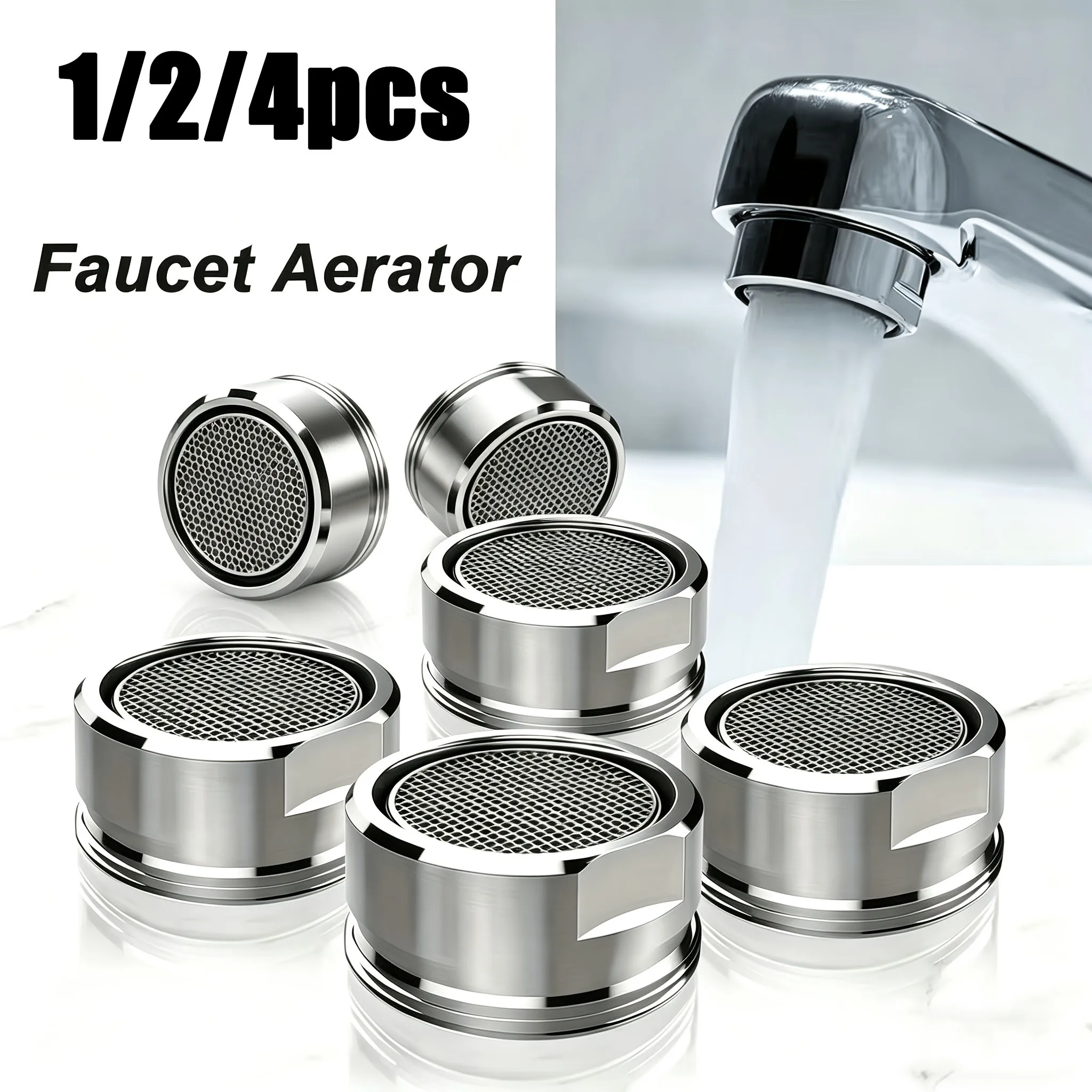 Aerators Water Saving Faucet Tap Nozzle Thread Replaceable Kitchen Faucet Filter Mouth Bathroom Faucet Bubbler Bathroom Parts