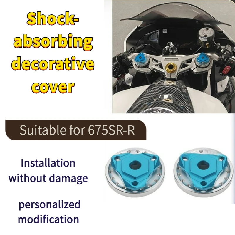 

For CFMOTO CF MOTO 675SR-R 675SR 675 Motorcycle Accessories Front Suspension Fork Preload Adjusters Cap Guard Cover