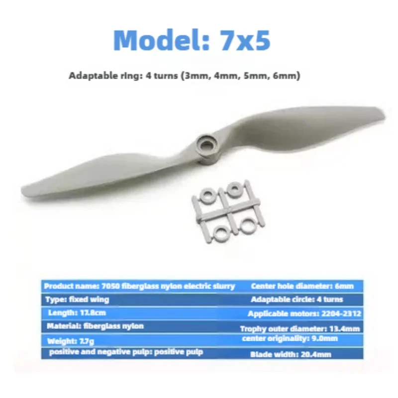 Original Gemfan RC Propeller Set für Modellflugzeug – 6x4 7x5 8x4 8x6 9*4,5 9x6 10x7 10x5 11x7 12x6 12x8 13x6,5 Hochleistungsfähig