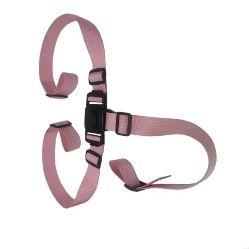 

LXAA Polyester Baby Safety Belt 3 Point Harness Strap Suitable for Strollers High Chairs and Seats Buggies Pushchairs
