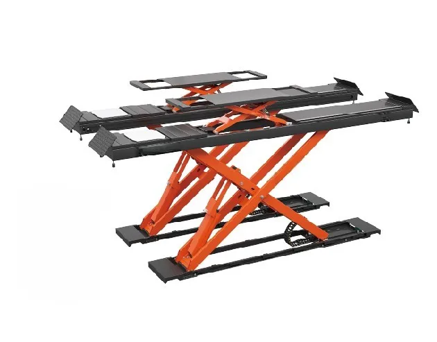 Productos de elevación de coche Elevador de plataforma de tijera de elevación de pluma de elevación hidráulica de doble cilindro móvil