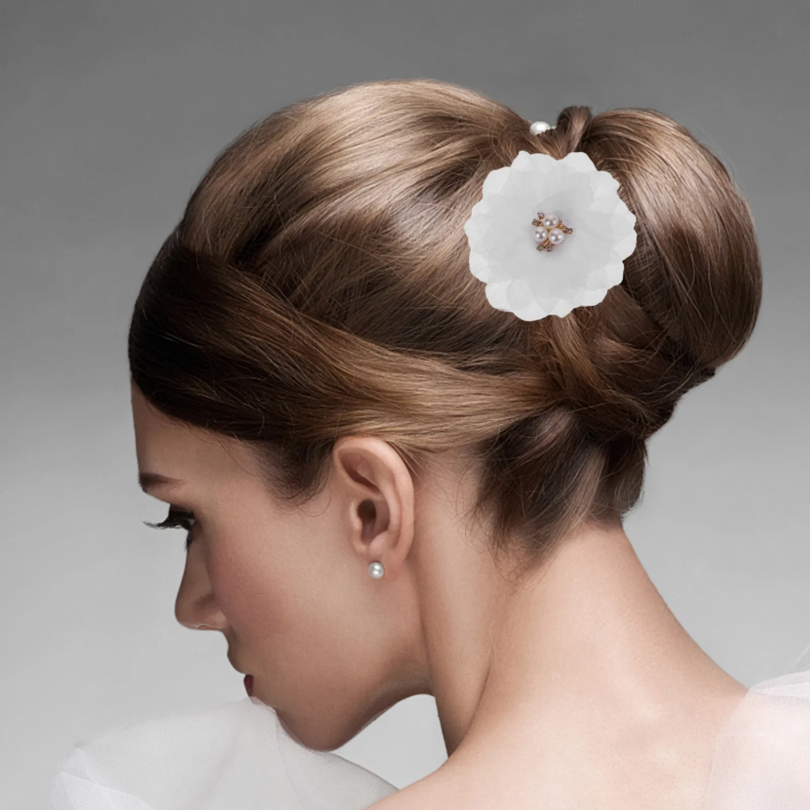 

3Pcs Chic Flower Hair Clips Barrettes Girls Women Xmas Birthday Party Hairstyles Hair Clip Hairpin Clip Girls Barrette