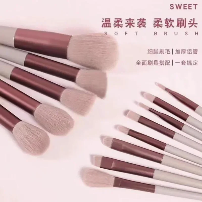 

13pcs Makeup Brush Set Soft Fluffy Professiona Cosmetic Foundation Powder Eyeshadow Kabuki Blending Make Up Brush Beauty Tool