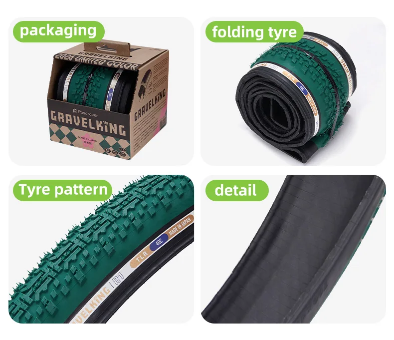 Panaracer 700x40/45C Gravel Road Bike Reifen GravelKing SS KS X1 Offroad-Fahrradreifen Faltbar TLR Tubeless-Reifen 1 Stück – Detail 17