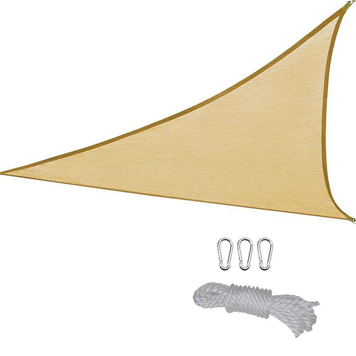 1x1x1 Meter Outdoor Window Shade Sail Breathable Triangular Extra Large Shade Sail