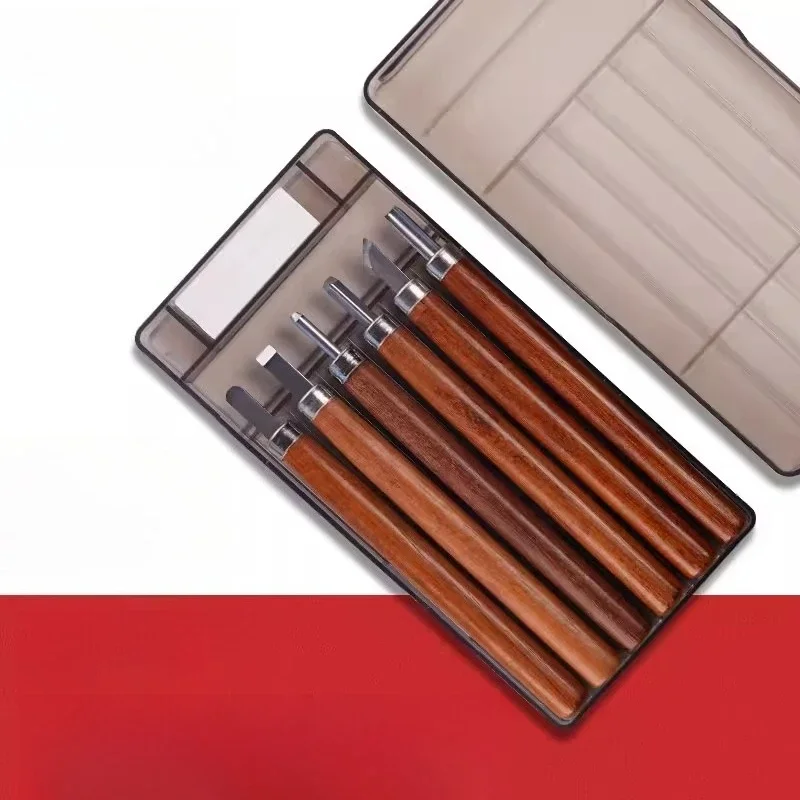 New 6/12pcs Wood Carving Tools Chisel Woodworking Carving Cutter Hand Tool Set Wood Carving Chisel DIY Peeling Woodcarving
