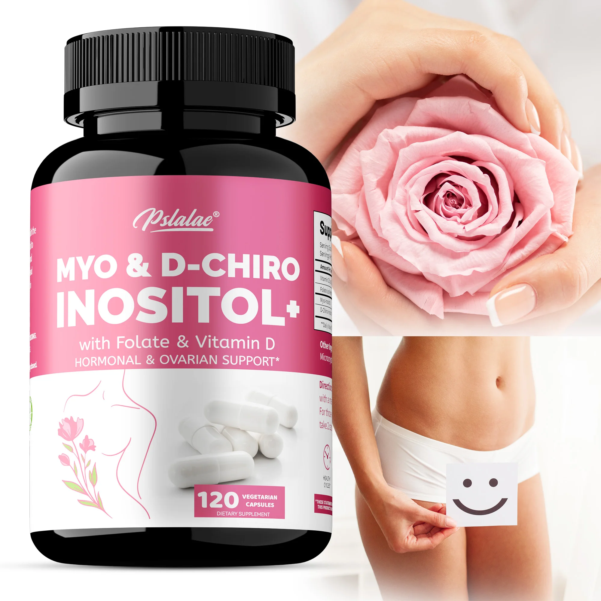 

MYO & D-CHIRO INOSITOL - Rich in Vitamins, Improves Immunity, Supports Women's Health and Ovarian Function,Hormone Balance